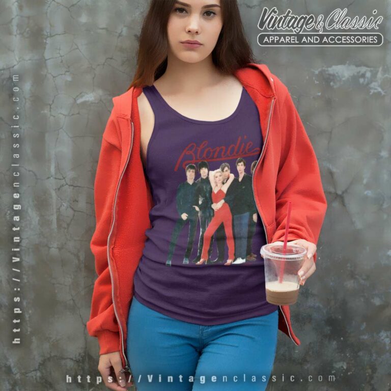 Blondie Parallel Lines Tank Top Racerback Blondie Parallel Lines Tank Top Racerback