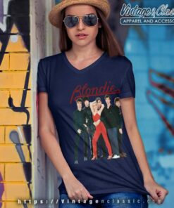 Blondie Parallel Lines V Neck TShirt
