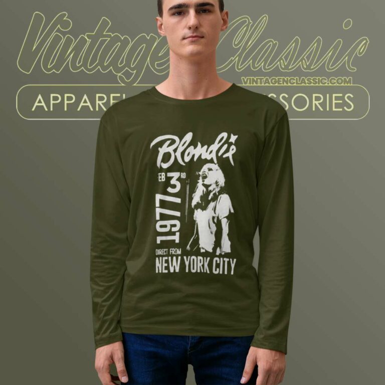 Blondie Print The Legend 90s Long Sleeve Tee Blondie Print The Legend 90s Long Sleeve Tee