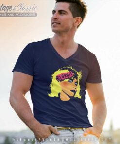 Blondie Punk Debbie Harry V Neck TShirt