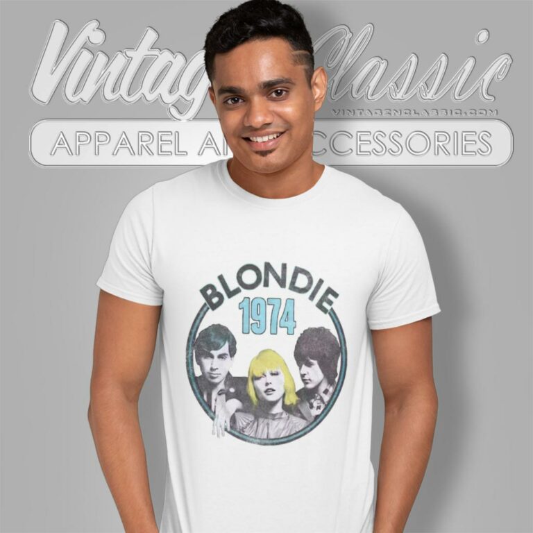 Blondie Shirt 1974 Group Photo Blondie T Shirt Blondie Shirt 1974 Group Photo Blondie T Shirt