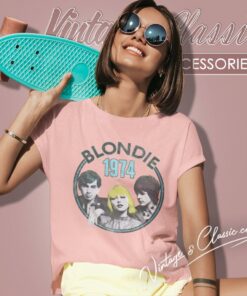 Blondie Shirt 1974 Group Photo Blondie Women T Shirt