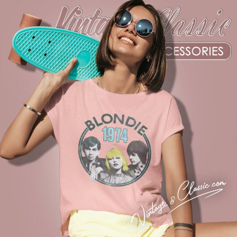 Blondie Shirt 1974 Group Photo Blondie Women T Shirt Blondie Shirt 1974 Group Photo Blondie Women T Shirt