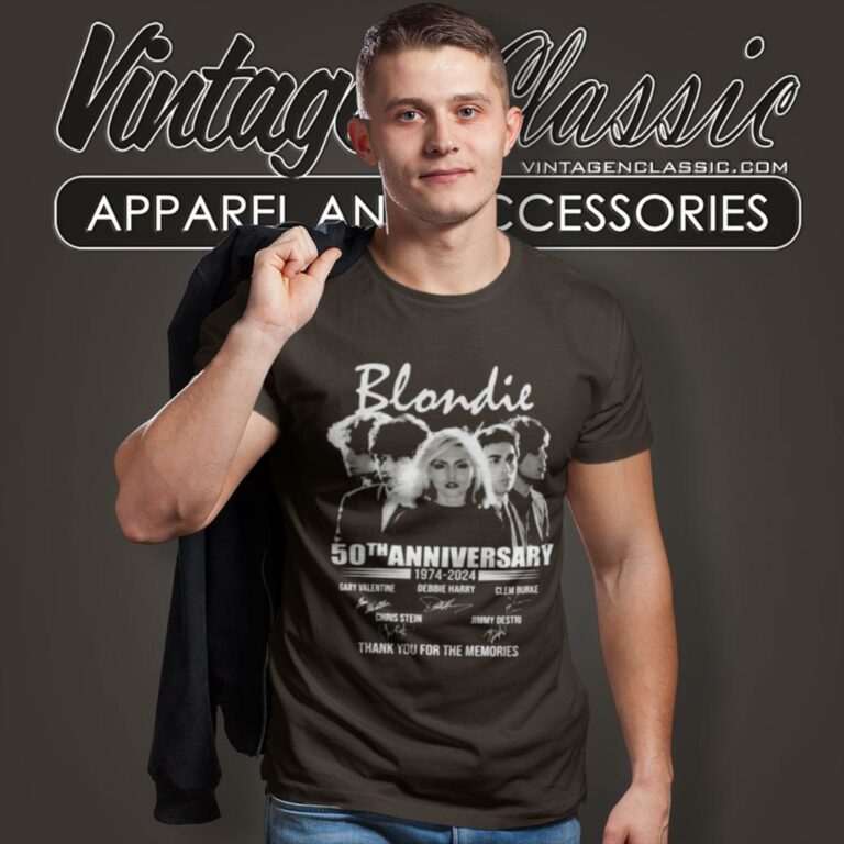 Blondie Shirt 50th Anniversary 1974 2024 Thank You For The Memories Signatures T Shirt Blondie Shirt 50th Anniversary 1974 2024 Thank You For The Memories Signatures T Shirt