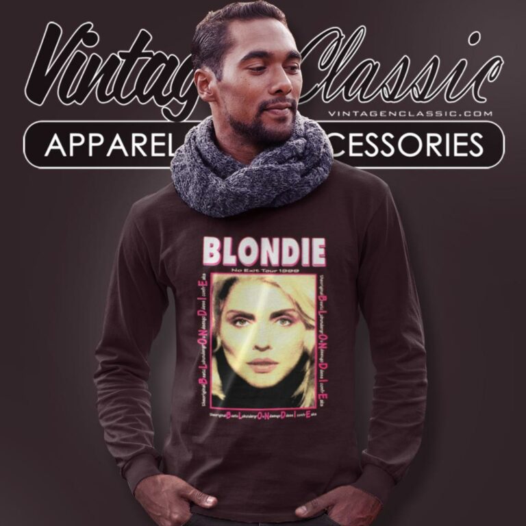 Blondie Shirt 90s 1999 Tour Rare Deborah Harry Long Sleeve Tee Blondie Shirt 90s 1999 Tour Rare Deborah Harry Long Sleeve Tee