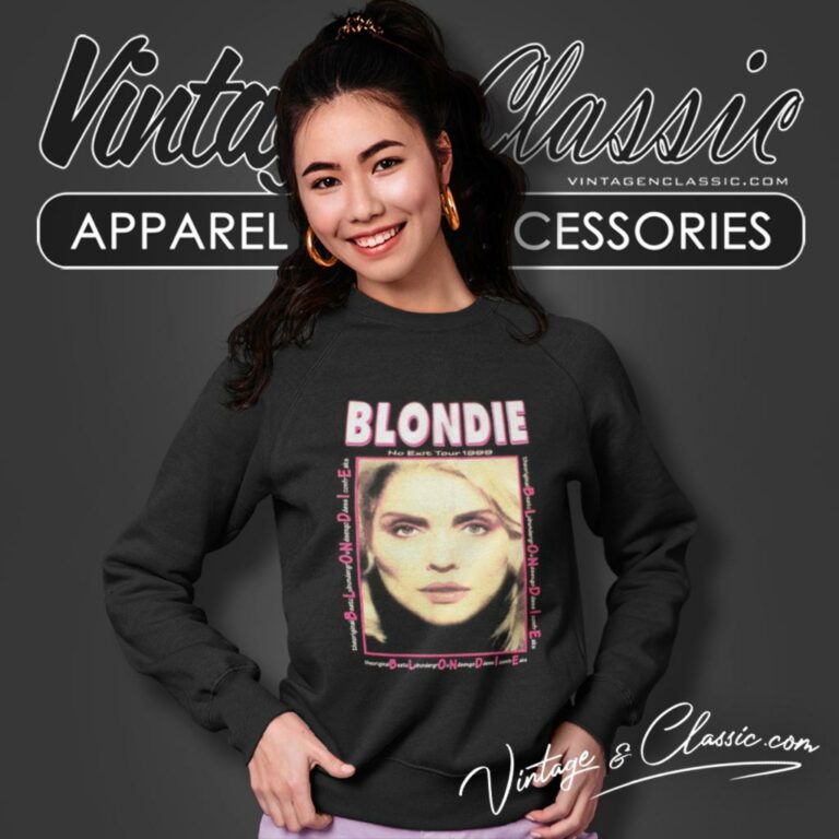 Blondie Shirt 90s 1999 Tour Rare Deborah Harry Sweatshirt Blondie Shirt 90s 1999 Tour Rare Deborah Harry Sweatshirt