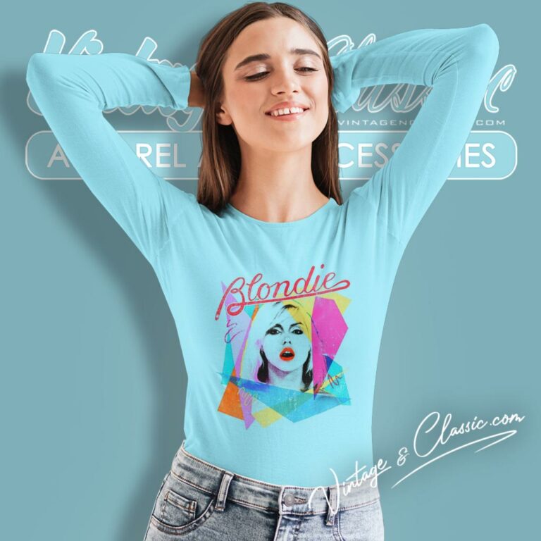 Blondie Shirt Ahoy 80s Amplified Long Sleeve Tee Blondie Shirt Ahoy 80s Amplified Long Sleeve Tee