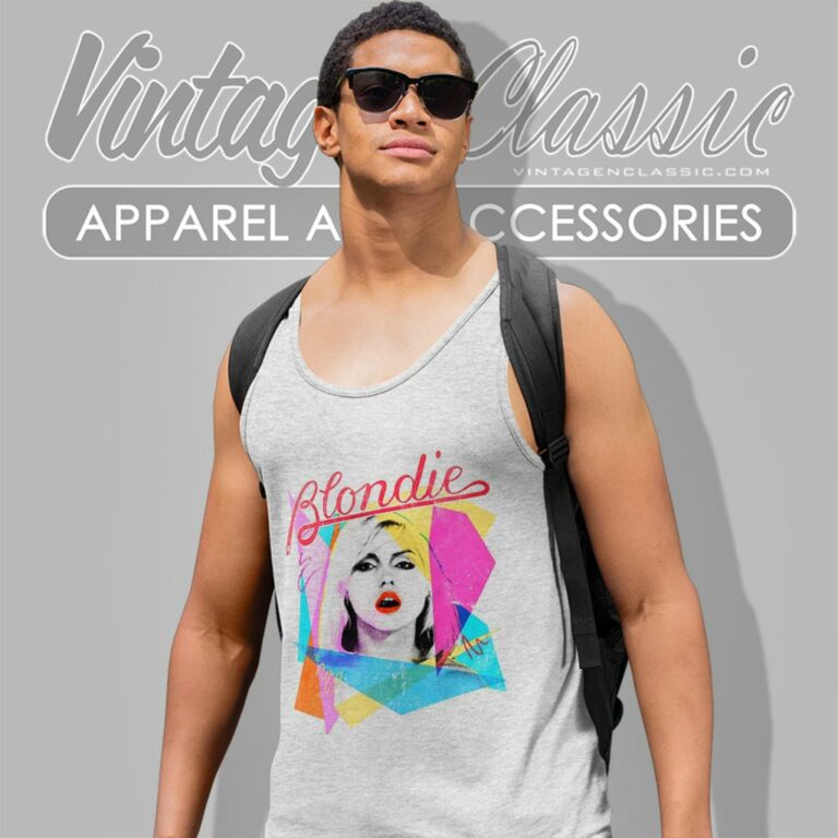 Blondie Shirt Ahoy 80s Amplified Tank Top Racerback Blondie Shirt Ahoy 80s Amplified Tank Top Racerback