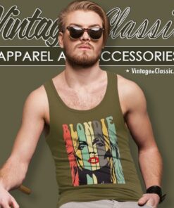 Blondie Shirt Rock Music Fan Cool Retro Style Tank Top Racerback