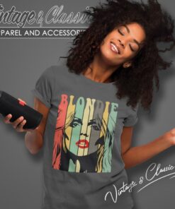 Blondie Shirt Rock Music Fan Cool Retro Style Women T Shirt