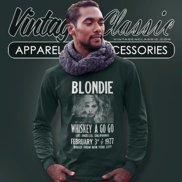 Blondie Shirt Whiskey A Go Go Los Angeles California Long Sleeve Tee Blondie Shirt Whiskey A Go Go Los Angeles California Long Sleeve Tee