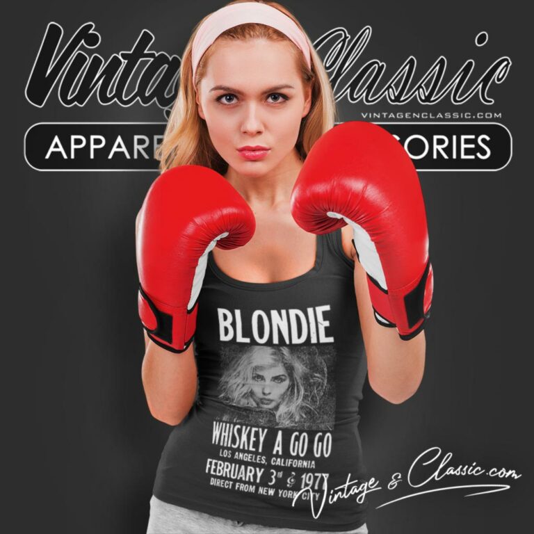 Blondie Shirt Whiskey A Go Go Los Angeles California Tank Top Racerback Blondie Shirt Whiskey A Go Go Los Angeles California Tank Top Racerback