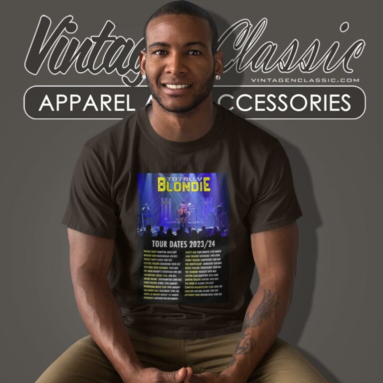 Blondie Tour Dates 2023 2024 T Shirt Blondie Tour Dates 2023 2024 T Shirt