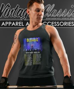 Blondie Tour Dates 2023 2024 Tank Top Racerback