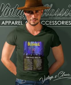Blondie Tour Dates 2023 2024 V Neck TShirt