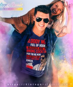 Bloody Mary Full Of Vodka V Neck TShirt