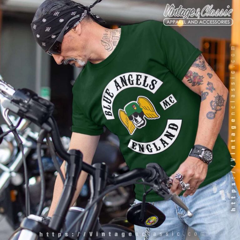 Blue Angels Mc England T Shirt Blue Angels Mc England T Shirt