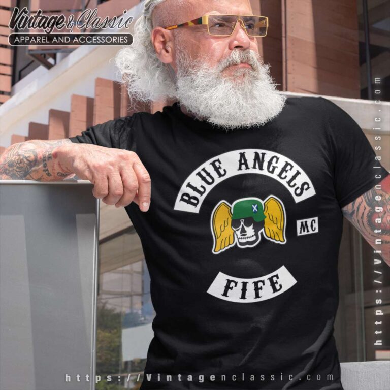 Blue Angels Mc Fife Biker T shirt 1 Blue Angels Mc Fife Biker T shirt 1