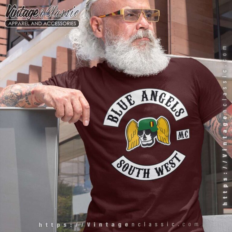 Blue Angels Mc South West Biker T shirt Blue Angels Mc South West Biker T shirt