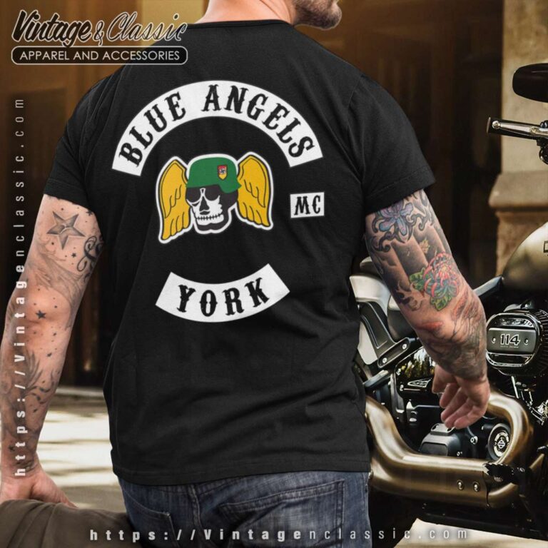 Blue Angels Mc York T shirt Backside 1 Blue Angels Mc York T shirt Backside 1