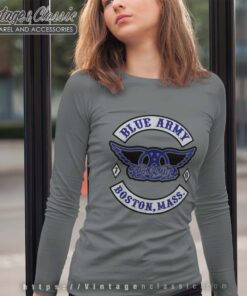 Blue Army Tour Aerosmith Shirt Longsleeves Women