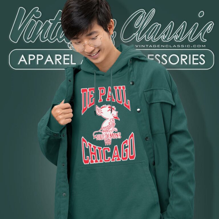 Blue Depaul University Blue Demons Hoodie Blue Depaul University Blue Demons Hoodie