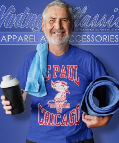 Blue Depaul University Blue Demons V Neck TShirt