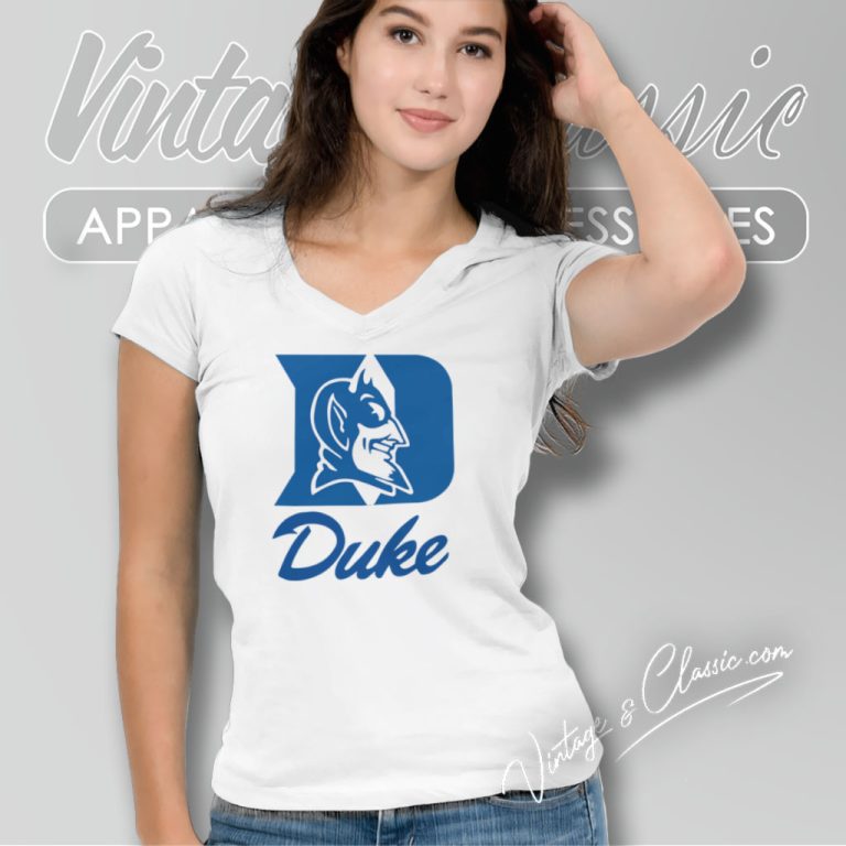 Blue Devils Duke University V Neck TShirt Blue Devils Duke University V Neck TShirt