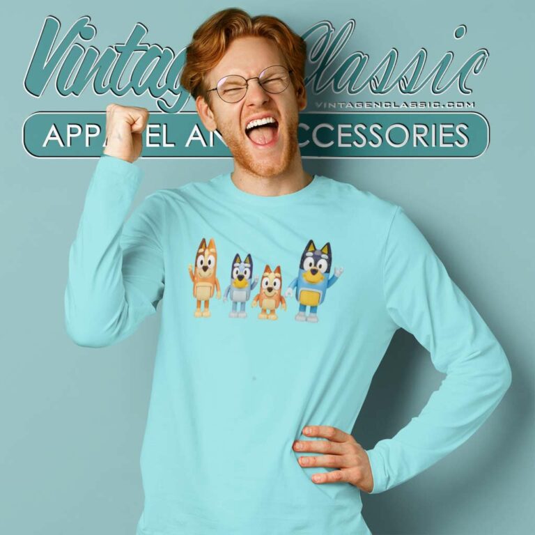 Bluey And Bingo Funny Long Sleeve Tee Bluey And Bingo Funny Long Sleeve Tee