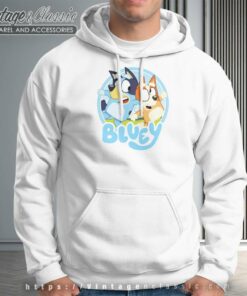 Bluey And Bingo Shirt Bluey Logo Hoodie