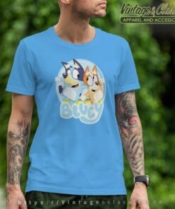 Bluey And Bingo Shirt Bluey Logo T Shirt