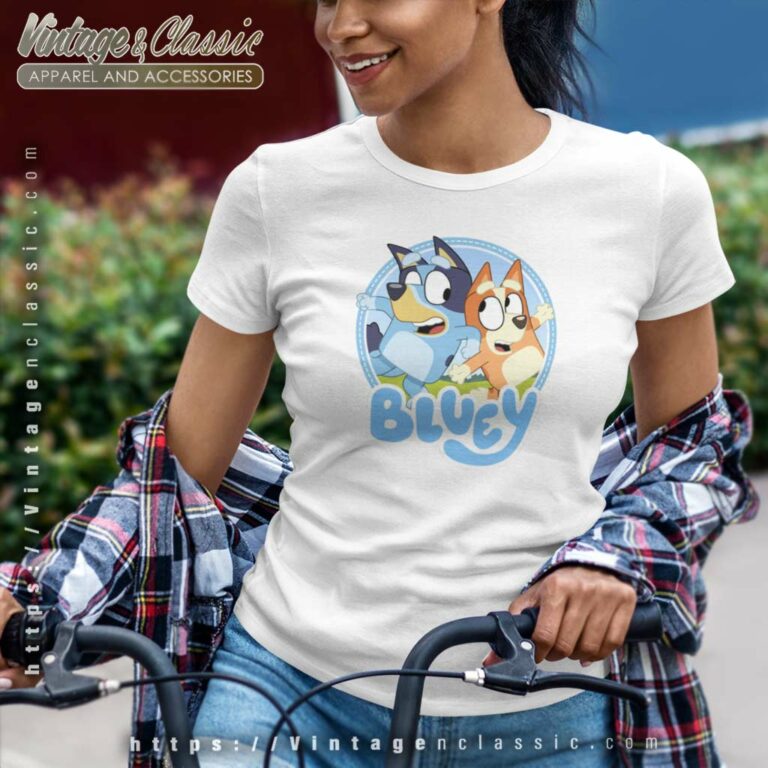 Bluey And Bingo Shirt Bluey Logo Women TShirt Bluey And Bingo Shirt Bluey Logo Women TShirt