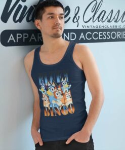 Bluey And Bingo Shirt Hiphop Style Tank Top Racerback