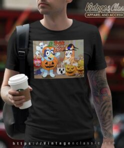 Bluey And Bingo Trick Or Treat T Shirt