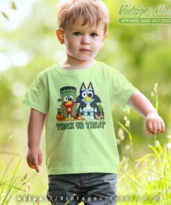 Bluey And Friend Trick Or Treat Shirt Bluey Halloween kids Tshirt