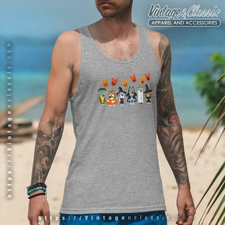 Bluey And Friends Halloween Shirt Magic Tank Top Racerback Bluey And Friends Halloween Shirt Magic Tank Top Racerback