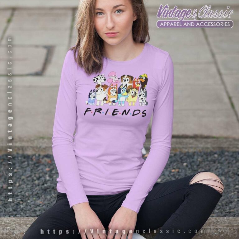 Bluey And Friends Shirt Bluey And Bingo Long Sleeve Tee Bluey And Friends Shirt Bluey And Bingo Long Sleeve Tee