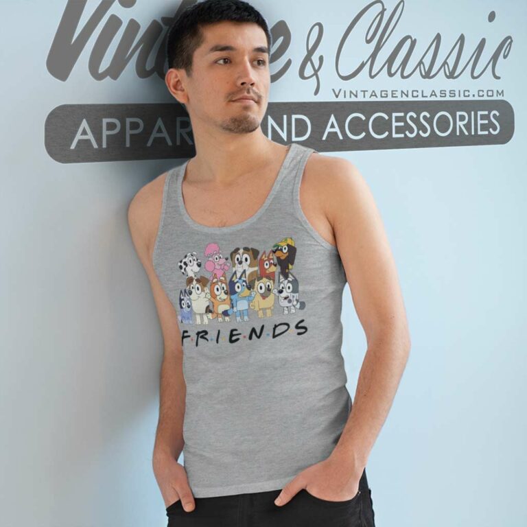 Bluey And Friends Shirt Bluey And Bingo Tank Top Racerback Bluey And Friends Shirt Bluey And Bingo Tank Top Racerback