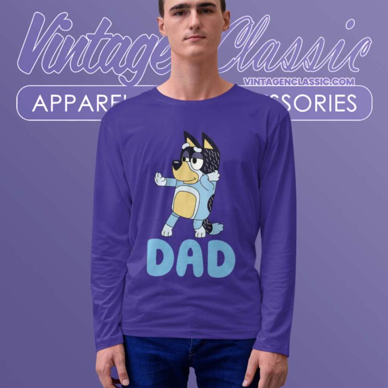 Bluey Bandit Chili Bingo, Bluey Fathers Day Longsleeve Bluey Bandit Chili Bingo, Bluey Fathers Day Longsleeve