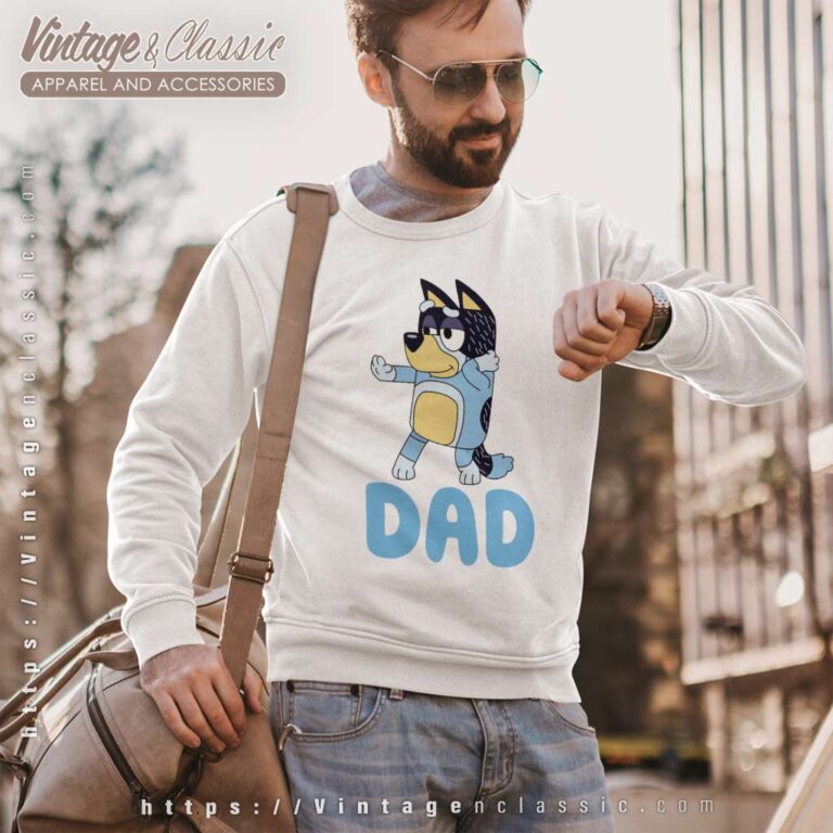 Bluey Bandit Chili Bingo, Bluey Fathers Day Sweatshirt Bluey Bandit Chili Bingo, Bluey Fathers Day Sweatshirt