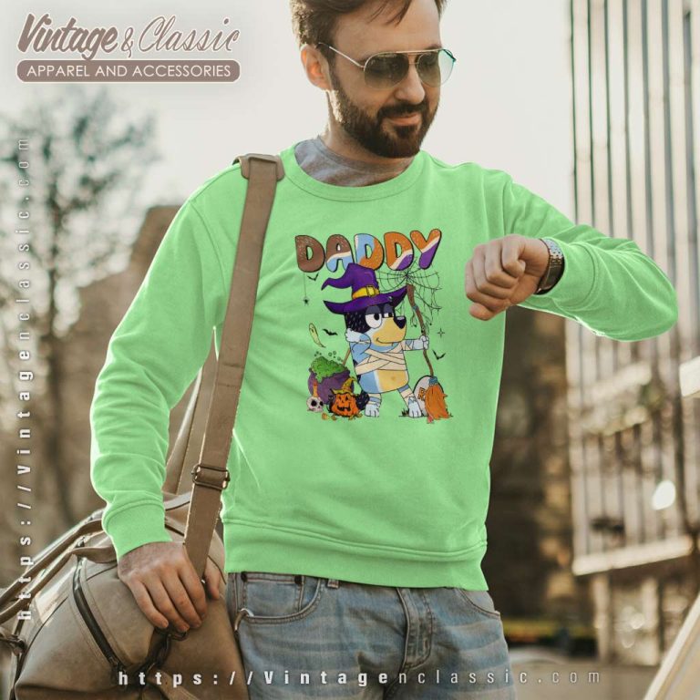 Bluey Bandit Daddy Halloween Shirt Bluey Halloween Sweatshirt Bluey Bandit Daddy Halloween Shirt Bluey Halloween Sweatshirt