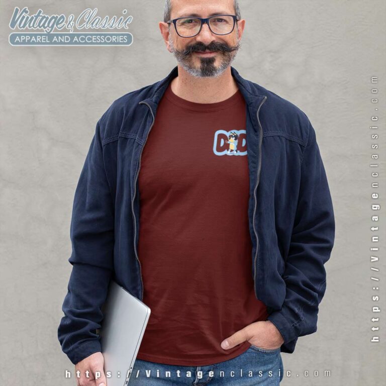 Bluey Bandit Heeler Dad, happy Fathers Day Longsleeve Bluey Bandit Heeler Dad, happy Fathers Day Longsleeve