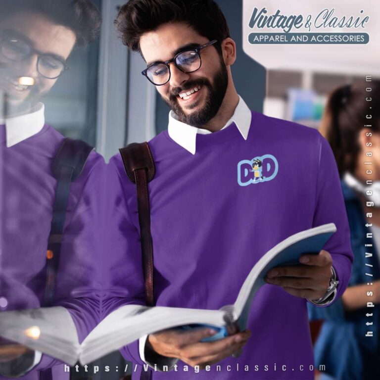 Bluey Bandit Heeler Dad, happy Fathers Day Sweatshirt Bluey Bandit Heeler Dad, happy Fathers Day Sweatshirt