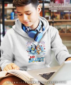 Bluey Bingo 4th of July, Bluey Fireworks Shirt 6 Bluey Bingo 4th Of July Bluey Fireworks kids Hoodie
