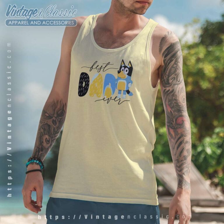 Bluey Bingo Best Dad Ever tanktop Bluey Bingo Best Dad Ever tanktop