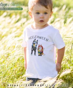 Bluey Bingo Halloween Shirt Happy Heelerween kids Tshirt