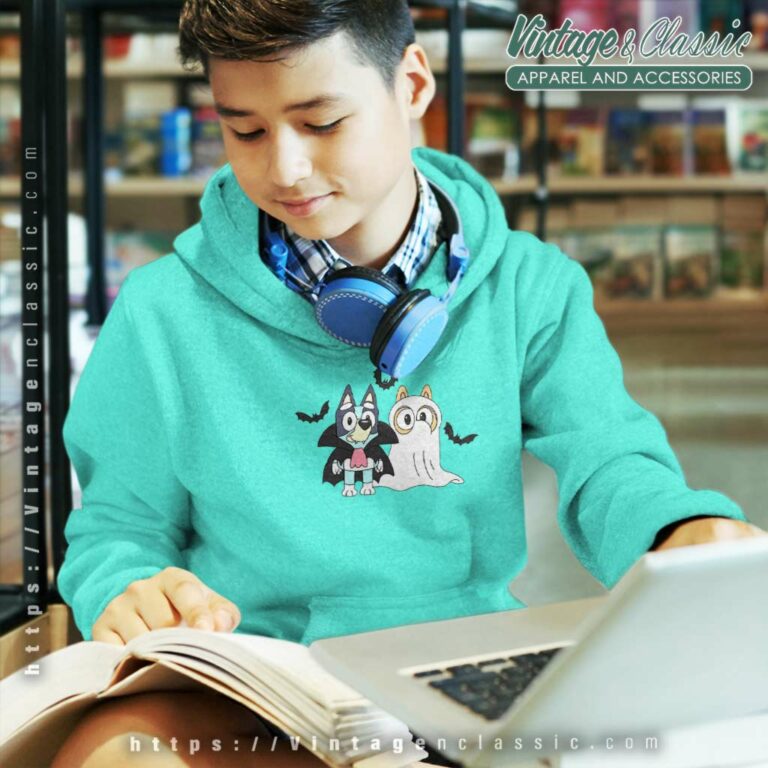 Bluey Bingo Halloween Shirt Horror Funny kids Hoodie Bluey Bingo Halloween Shirt Horror Funny kids Hoodie