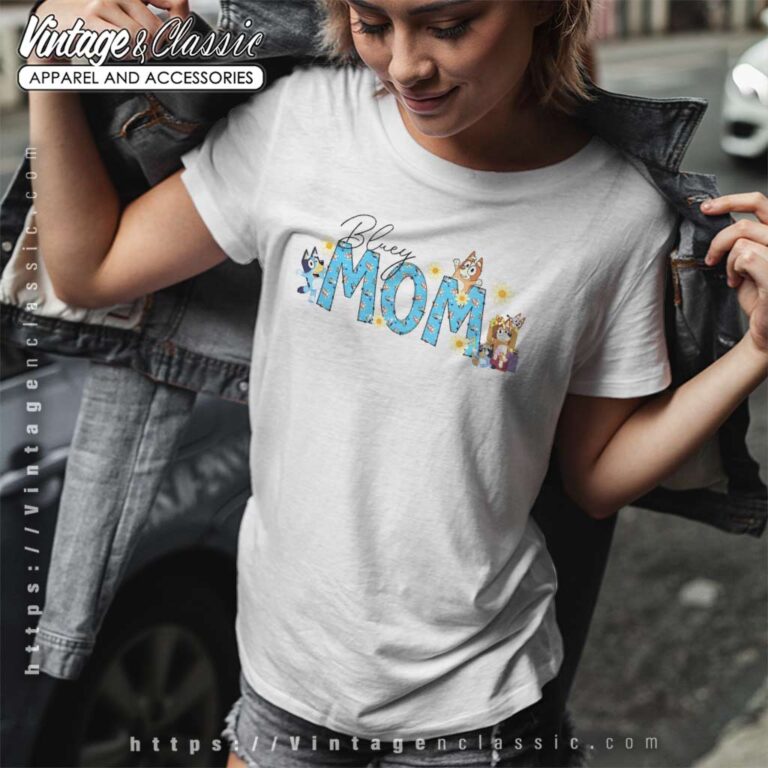 Bluey Bingo Mom Cute Mothers Day Women TShirt Bluey Bingo Mom Cute Mothers Day Women TShirt