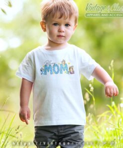 Bluey Bingo Mom Cute Mothers Day kids Shirt