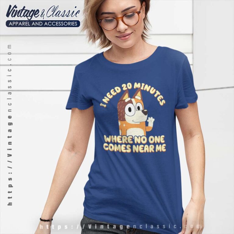 Bluey Chilli Bluey Mom I Need 20 Minutes Mothers Day T Shirt Bluey Chilli Bluey Mom I Need 20 Minutes Mothers Day T Shirt